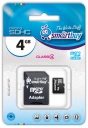 SB4GBSDCL4-01,   micro SDHC 4GB, Class 4,  , SmartBuy