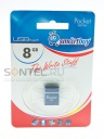 SB8GBPoc B, 8GB USB 2.0 Pocket series, Blue, SmartBuy