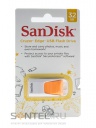 SDCZ51W-032G-B35O, CZ51 Cruzer Edge 32GB Orange, SanDisk