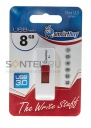 SB8GBSh-W, 8GB USB 3.0 Shot U3 series, White, SmartBuy