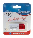 SB16GBCL-W, 16GB USB 2.0 Click series, White, SmartBuy