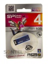 SP004GBUF2835V1B, USB - 4GB Touch 835 Blue, Silicon Power