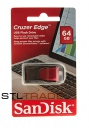 SDCZ51-064G-B35, CZ51 Cruzer Edge 64GB, Black, SanDisk