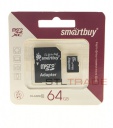 SB64GBSDCL10-01,   Micro SDXC 64GB Class 10,  , SmartBuy