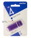 SB4GBQZ-V, 4GB USB 2.0 Quartz series, Violet, SmartBuy