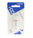SB8GBCRW-W_C, 8GB USB 2.0/3.0 Crown Compact series, White, SmartBuy