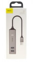 USB HUB Baseus CAHUB-C0G, Hub Adapter, 5 USB, (USB 3.0*3, USB2.0*2) 