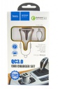     2 USB HOCO Z31+ micro ,QC3.0, 3.4A, White