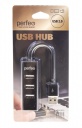 USB HUB 4 Port, (PF-HYD-6010H Black) 