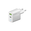    Deppa, USB-A + Type-C PD 3.0, QC 3.0, 20W,  (11398)