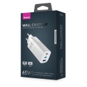   65W Type-Cx2+USB, PowerDelivery, QuickCharger, Gan , Olmio