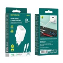   BN4A Dual Port Type-C - USB, Type-C to Lighting PD20W+QC3.0, 
