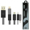 Data  USB Remax Shadow Magnet RC-026t micro usb+lighting , 100