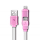 Data  USB Remax International RC-27t micro usb+lighting /, 100