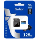 NT02P500STN-128G-R,   MicroSD   128GB Netac P500 Standart, Class 10 UHS-I (80Mb