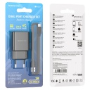    c 2USB Borofone, BA53A+Micro,  2.1A