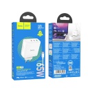    HOCO N30, 2xUSB-C PD, 1xUSB QC3.0,  Type-C to Type-C, 65W, 