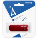 SB4GBCLU-BG, 4GB USB 2.0 CLUE series, Burgundy, SmartBuy