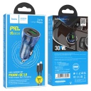     PD30W+QC 3.0, HOCO Z47A,  Type-C to iPhone, Blue