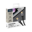 - Deppa Crystal, Type-C To Type-C, 60W, 1,  (72502)