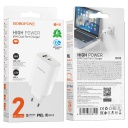    c USB + USB-C Borofone, BN10, PD 65W, QC3.0 22.5W, 