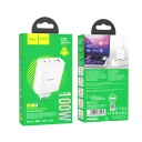    c USB+ 3xType-C HOCO N31 GAN, PD 100W, QC3.0, 