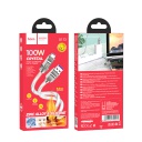 - HOCO U113 Crystal, USB - Type-C, 100W, 6A, 1,   5.8mm, , 