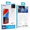  HOCO 3D Ultra Clear Tempered Glass, Dustproof  iPhone 15 Pro (A36), black