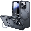 HOCO Rotating stand magnetic case  iPhone 15 Pro Max, black