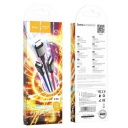  USB - 8 pin, Type-C,  USB HOCO X76 Super, 1.0, 2.0A, 