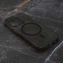  HOCO Amber magnetic protective case  iPhone 15 Pro, transparent black