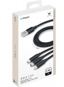 - 3  1: micro USB, USB-C, Ligthning, , , 1.2, Deppa 72544