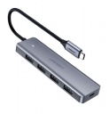 USB- () UGREEN 4  1 Type C, 4 x USB 3.0, OTG, 5Gbps, , CM219 (70336)