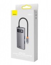 USB-������������ Baseus Metal Gleam Series 4-in-1, Type-C to USB3.0*3+RJ45*1, WKWG070113
