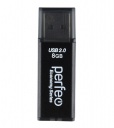 Perfeo USB 8GB E03 Black economy series PF-E03B008ES