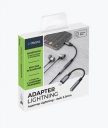 ����������-������� Lighting 8-pin (M) - 3.5mm Jack (F), ������ ������, Deppa, 72406