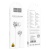    HOCO M96, Stereo Earphones, 1.2m, 3.5mm plug, elegant Silver