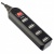 USB HUB 4 Port, (PF-HYD-6001H Black) 