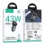    1 USB, Type-C HOCO NZ16A, Rigorous, 43, PD25W/ QC3.0/ FCP/ AFC, 
