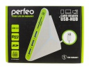 USB-HUD 3 Port+ SD/MMC+Micro SD (PF-HYD-8029H-G) Perfeo
