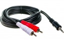       RCA, jack 3.5mm-2xRCA Perfeo, 2, J2003