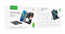    Hoco CQ1 Geek folding 3-in-1 magnetic wireless fast charger(for iWa