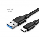  UGREEN USB to Type-C , USB 3,0 Type-C 3A,   , 1M, ,  US184 (20882)