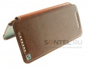 -  Hoc Crystal Leather  HTC One mini (M4) brown