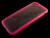 Задняя матовая накладка+бампер для iPhone 6 4,7 темно-розовая в тех/уп.