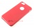 Силиконовый чехол TPU Case Металлик для iPhone 7 красный