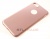 Силиконовый чехол TPU Case Металлик для iPhone 7 розовое золото