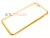 силиконовый чехол с каймой для iPhone 7+ золотой