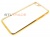 силиконовый чехол с каймой для iPhone 8+ золотой