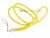 Шнурок Кожа 40 см, желтый